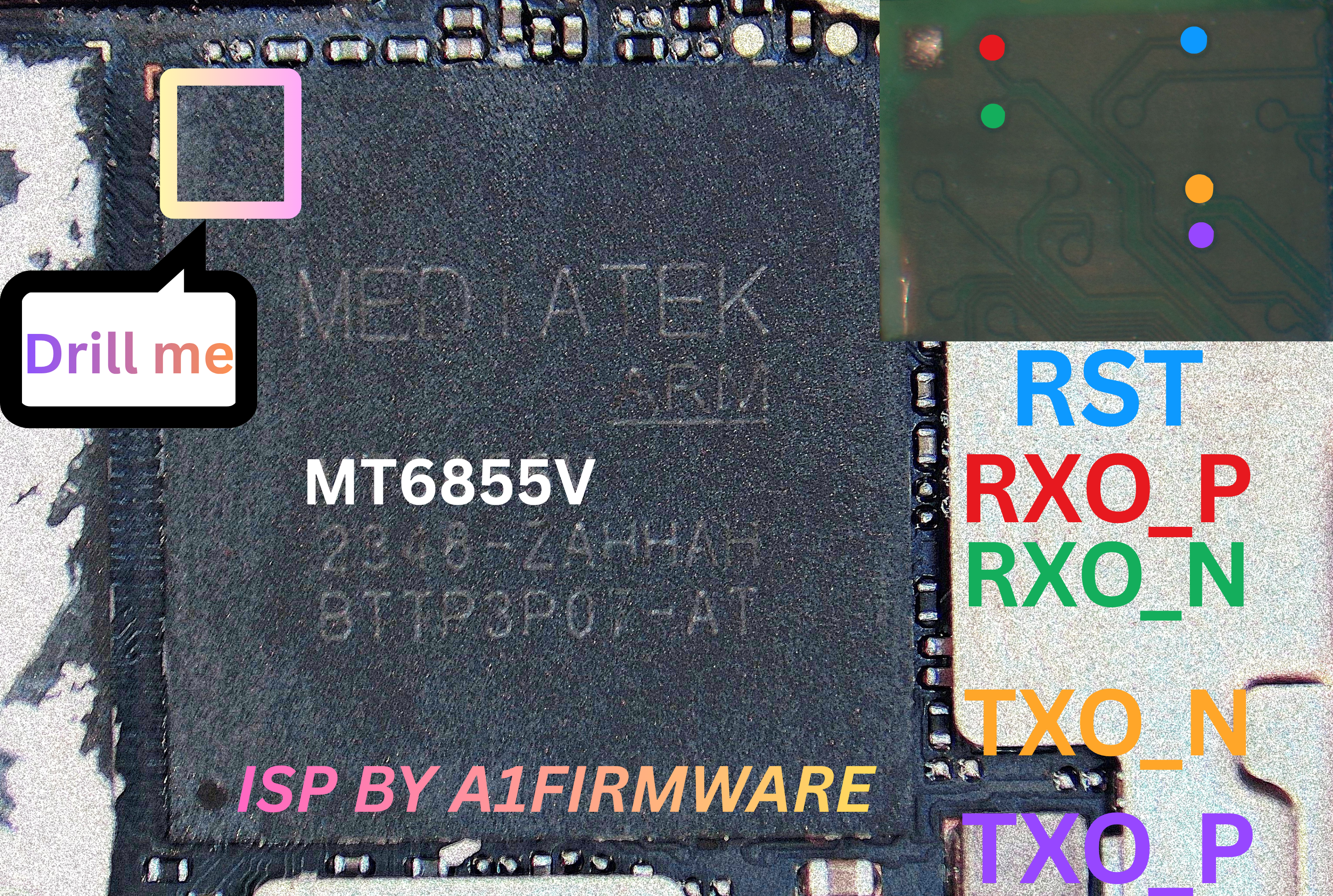 MT6855V ISP Pinout